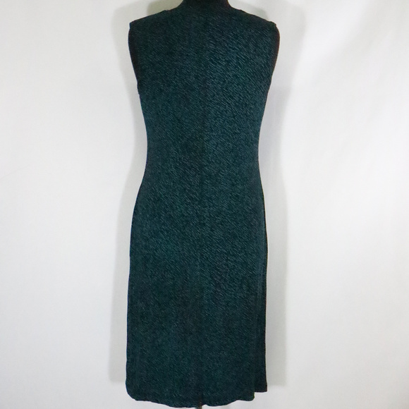 COLDWATER CREEK Green Sleeveless Shift Dress Sz 8 US Women - Picture 6 of 7